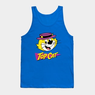 Top Cat  1960s  gang of low-life cats with their charismatic Leader, Top Cat Tank Top